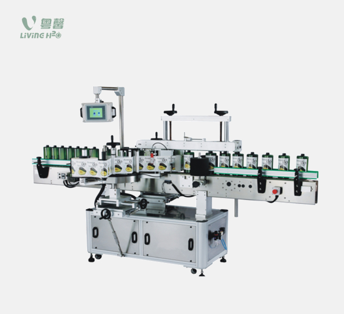 Double-side Flat Shape Bottle Adhesive Labeling Machine  