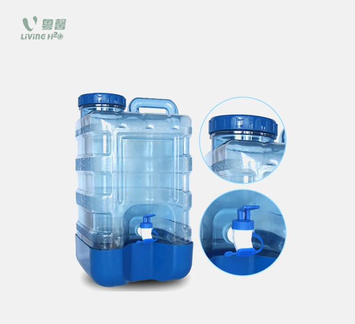 15L PC square water bottle